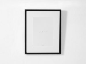 Braille - 25 dots, framed