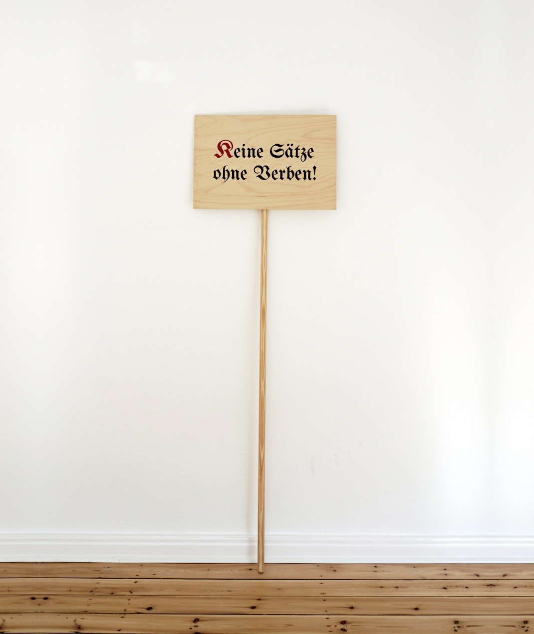 Keine Sätze ohne Verben!